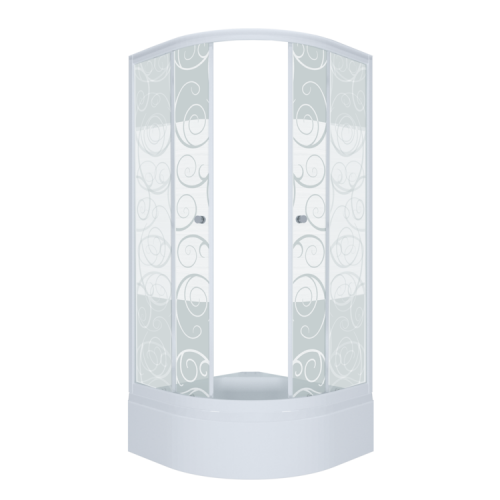 Душевой уголок Triton Стандарт 100x100 В стекло — узоры в Аксае